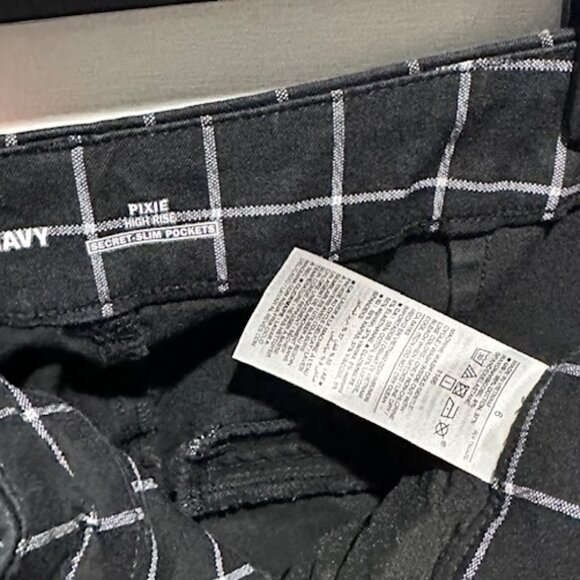 Women's Old Navy Ankle Pants - black and white - Picture 2 of 3